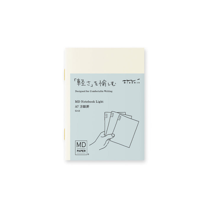 Midori MD Notebook Light 3-pack | A7 Grid (slim)