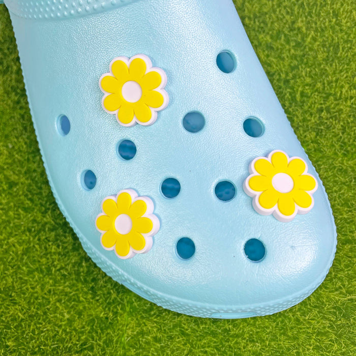 Daisy Shoe Charm - Yellow