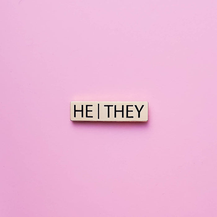 He/They Pronoun Pin