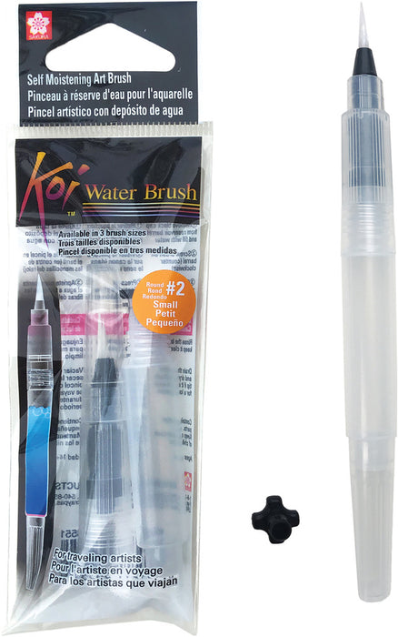 Koi Water Brush, 4ml Tank - Small Brush #2 Round