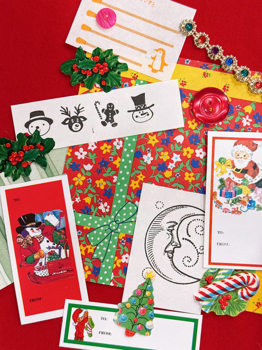 christmas collage kit .☘︎ ݁˖