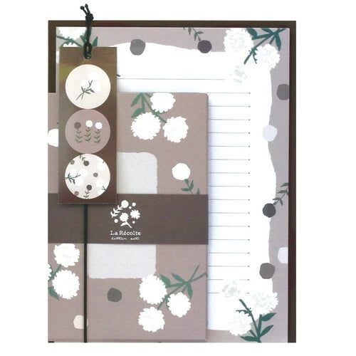Letter Writing Set - La Recolte // brown