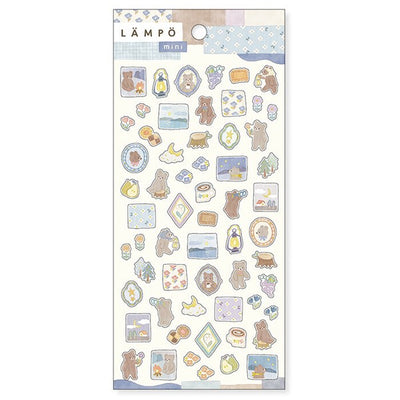Mind Wave Sticker Sheet - Lampo: Bear and Starry Sky
