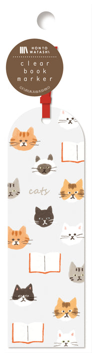 Hontawatashi Clear Bookmark - multiple options