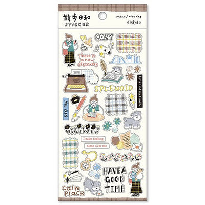 Mind Wave Sticker Sheet - "Going to a stationery store"