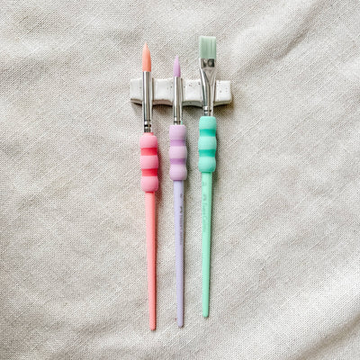 Ceramic Paint Brush Rest
