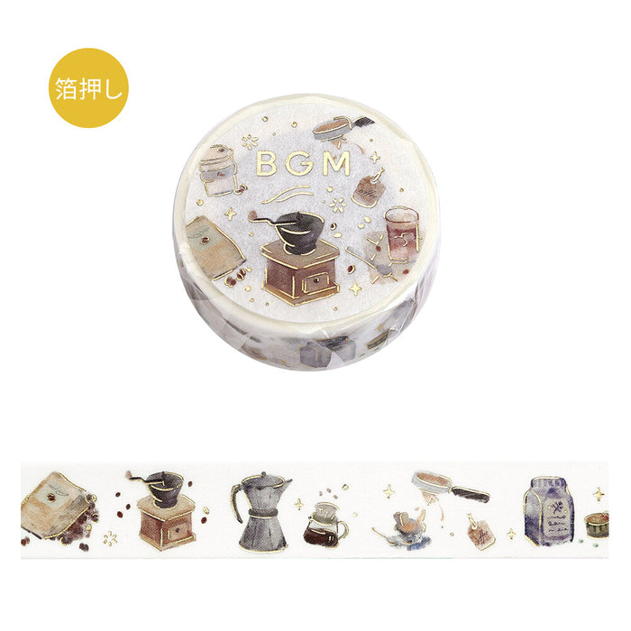 BGM Washi Tape: Enjoy Cafe