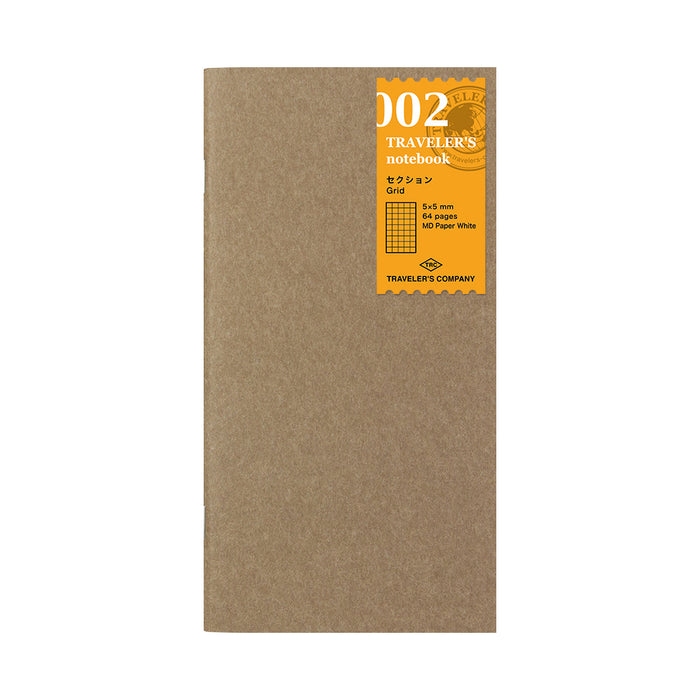 TN Traveler's Notebook Refill 002 (Grid Notebook) - Regular Size