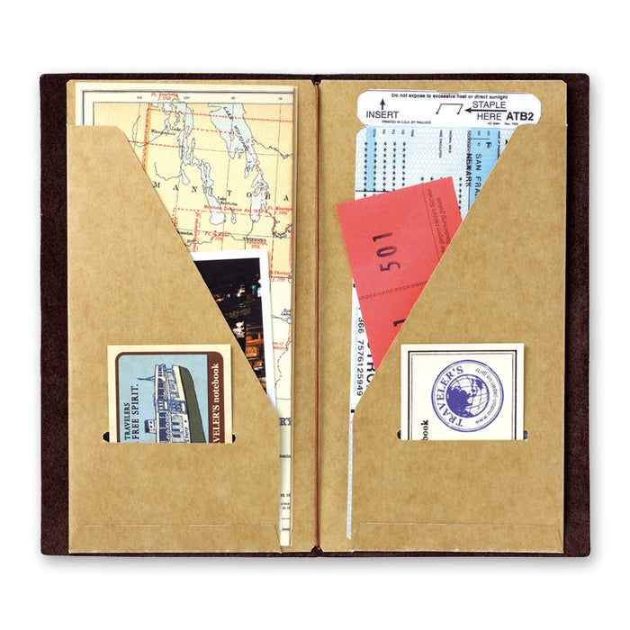 TN Traveler's Notebook Refill 020 (Kraft Paper Folder) - Regular Size