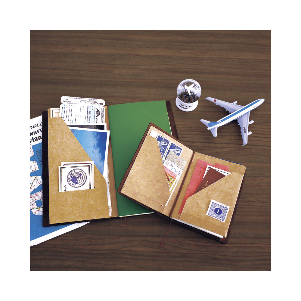 TN Traveler's Notebook Refill 010 (Kraft Paper Folder) - Passport Size