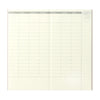TN Traveler's Notebook Refill 018 (Weekly Free Diary Vertical) - Regular Size
