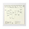 TN Traveler's Notebook Refill 018 (Weekly Free Diary Vertical) - Regular Size