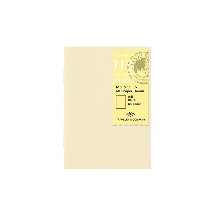 TN Traveler's Notebook Refill 013 (MD Paper Cream) - Passport Size