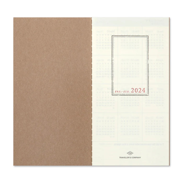 TN Traveler's Notebook - 2024 Weekly Vertical Refill (Regular Size)