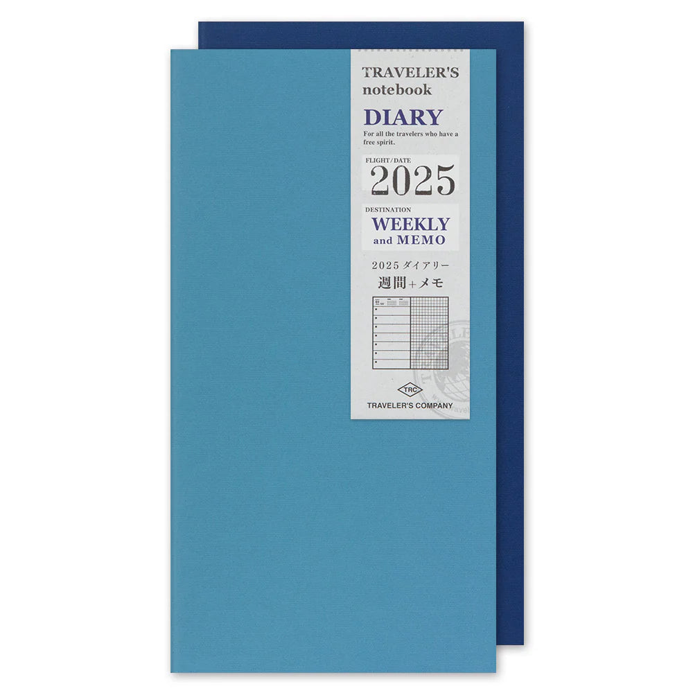 TN Traveler's Notebook - 2025 Weekly + Memo Refill (Regular Size ...