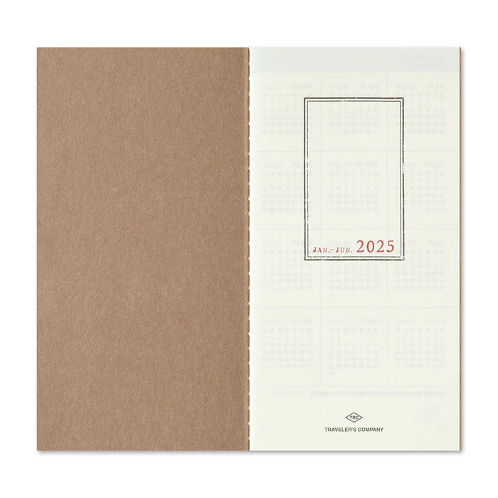 TN Traveler's Notebook - 2025 Weekly + Memo Refill (Regular Size)