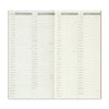 TN Traveler's Notebook - 2025 Weekly Vertical Refill (Regular Size)