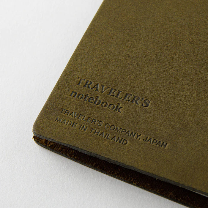 TN Leather Journal Starter Kit - Olive (Regular Size)