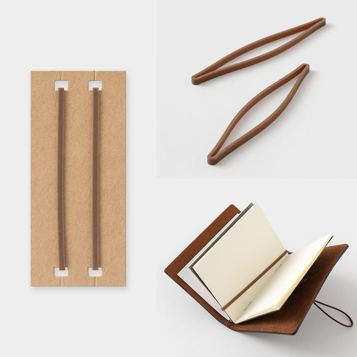 TN Traveler's Notebook Card Size 20th Anniversary Set - Brown