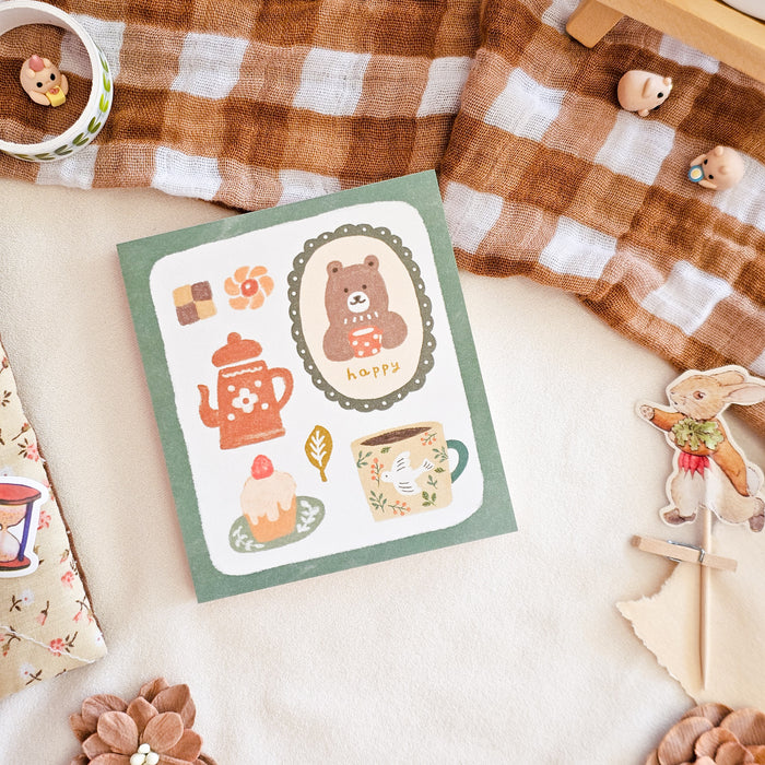 Memo Pad | Winter Limited Edition: Bear & Cup