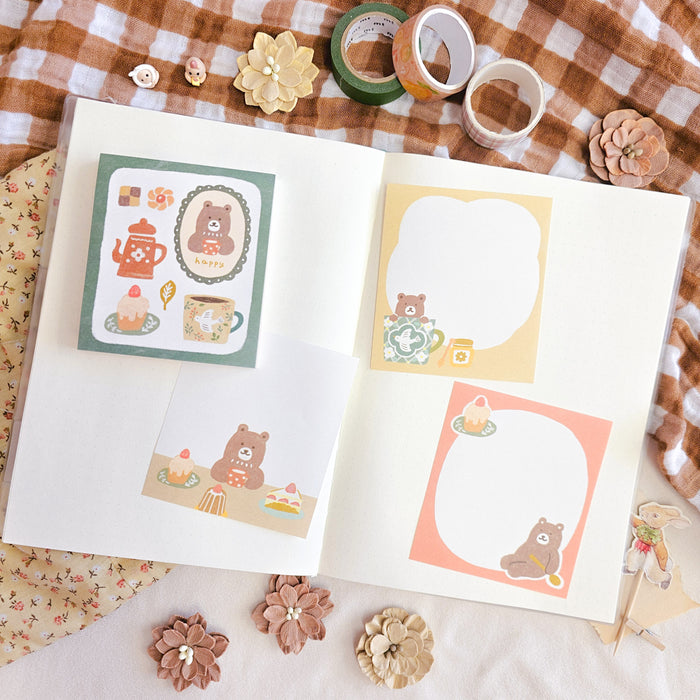 Memo Pad | Winter Limited Edition: Bear & Cup