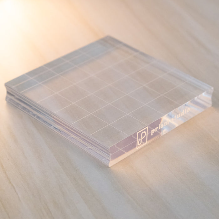 Prism Studio Acrylic Block for Clear Stamps | 3” x 3”