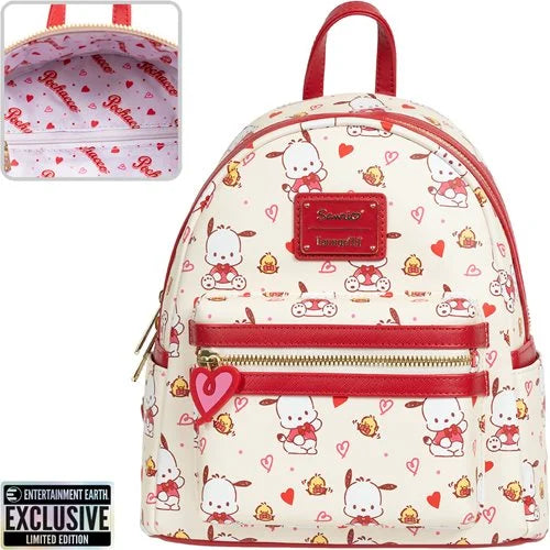 Loungefly x Sanrio // Pochacco Hearts Mini-Backpack- EEarth Exclusive