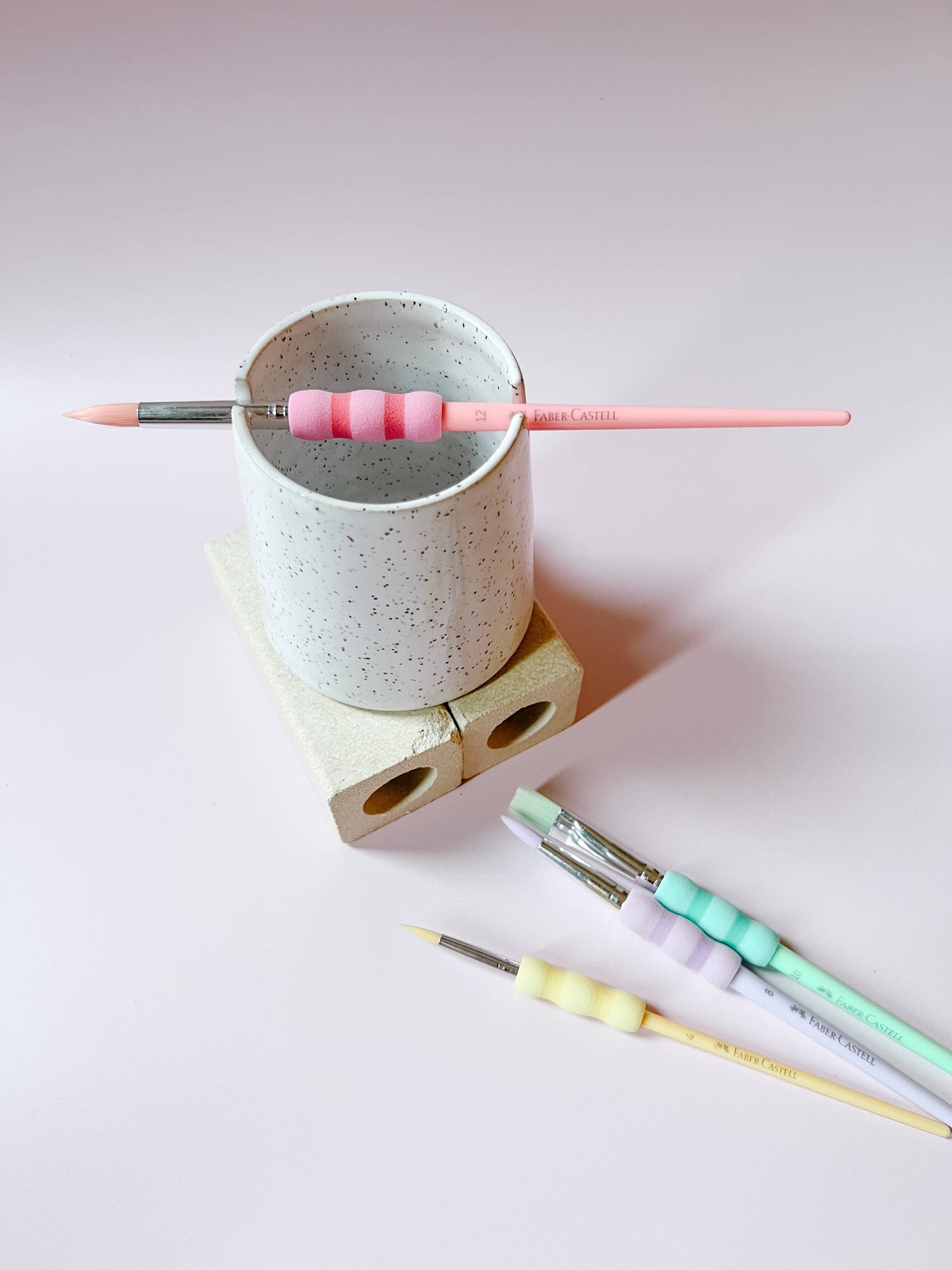 Ceramic Paint Brush Cup