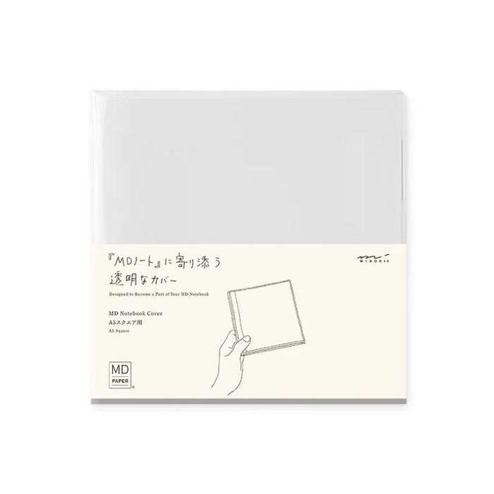 Midori MD Clear Sleeve - A5 Square