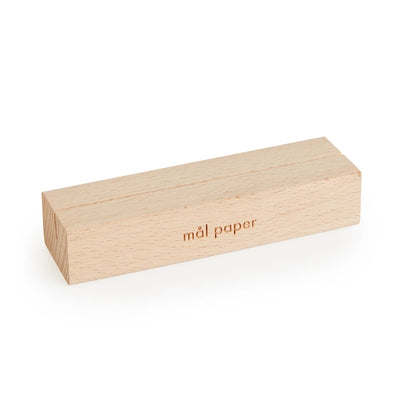 Wood Bloc Card Stand
