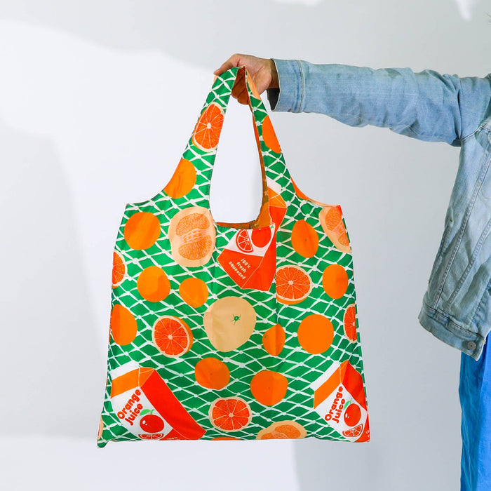 Oranges Art Sack - Eco-Friendly Reusable Fruit Tote Bag