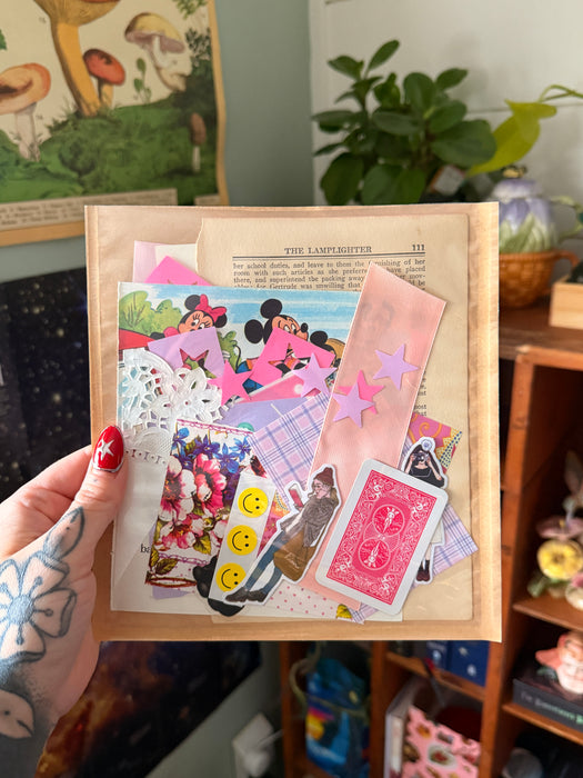 pink collage kit .☘︎ ݁˖