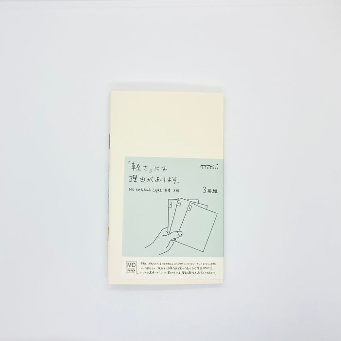 Midori MD Notebook Light 3-pack | B6 Grid (slim)
