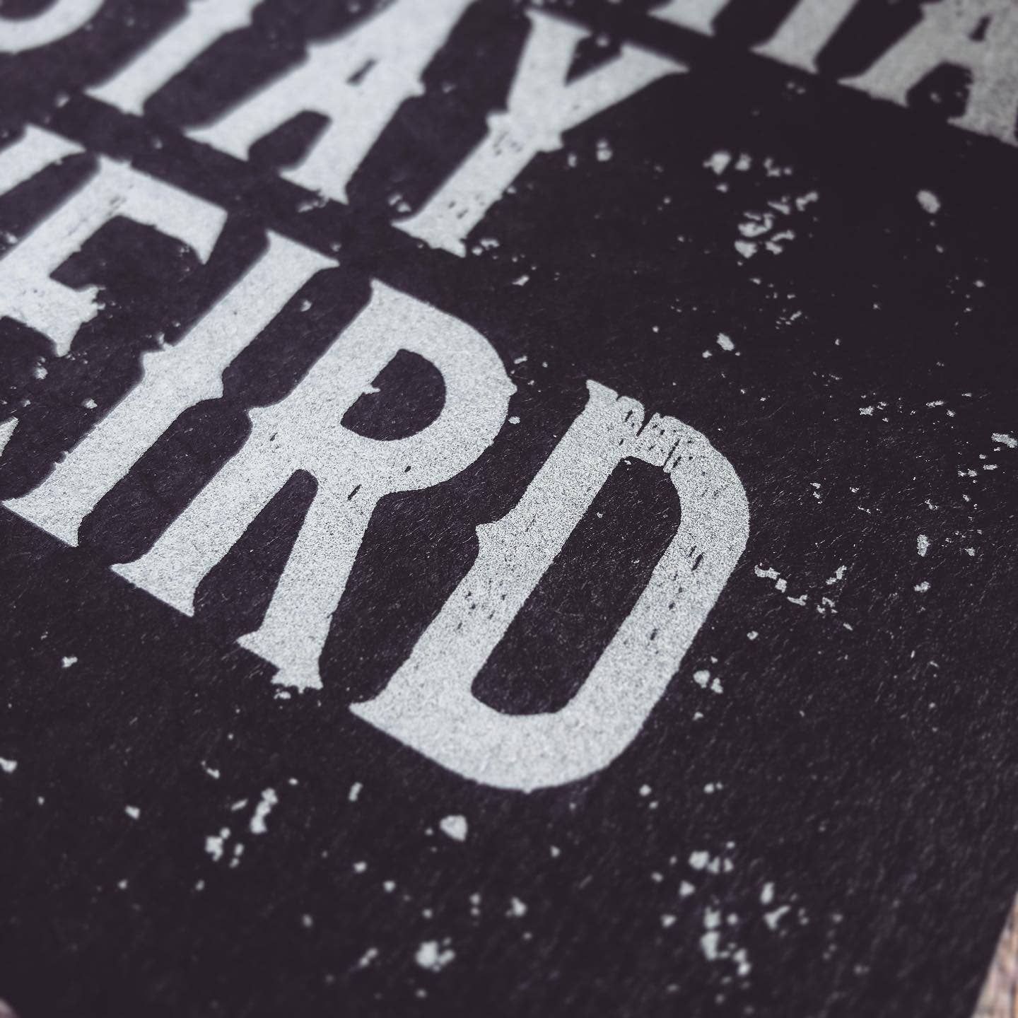 Stay Weird - Lined Notebook