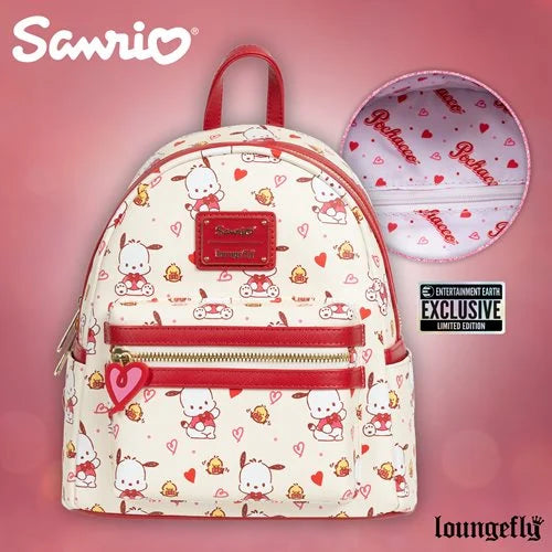 Loungefly x Sanrio // Pochacco Hearts Mini-Backpack- EEarth Exclusive