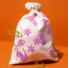 Lavender Flowers • Drawstring Bag • 11x14