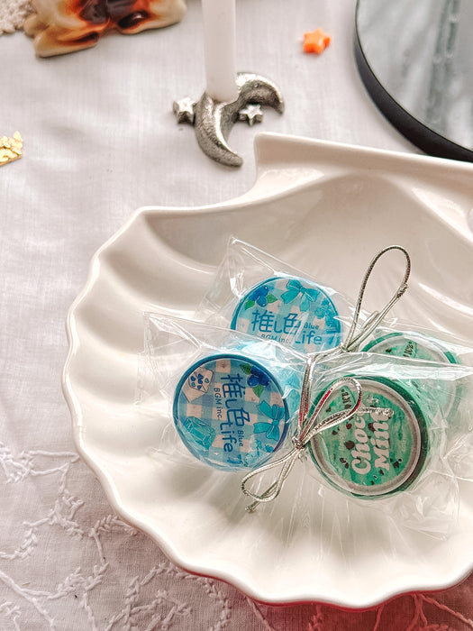 Blue Life & Choco Mint - BGM Washi Tape Set of 2