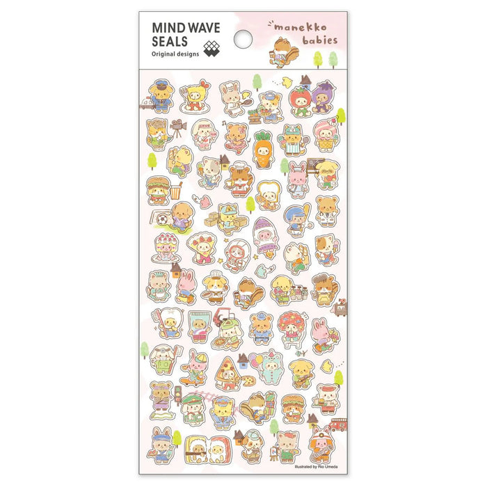 Mind Wave Sticker Sheet - Manekko Babies