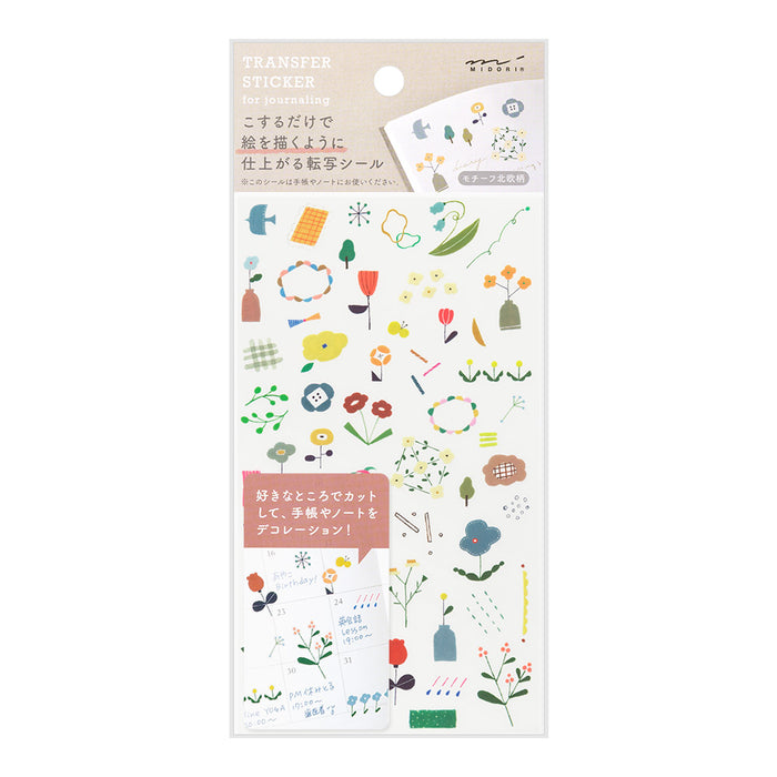 Midori Transfer Sticker - Scandinavian Motifs