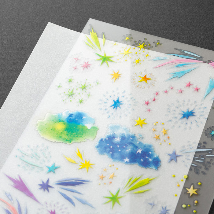 Midori Transfer Sticker - Watercolour Starry Sky