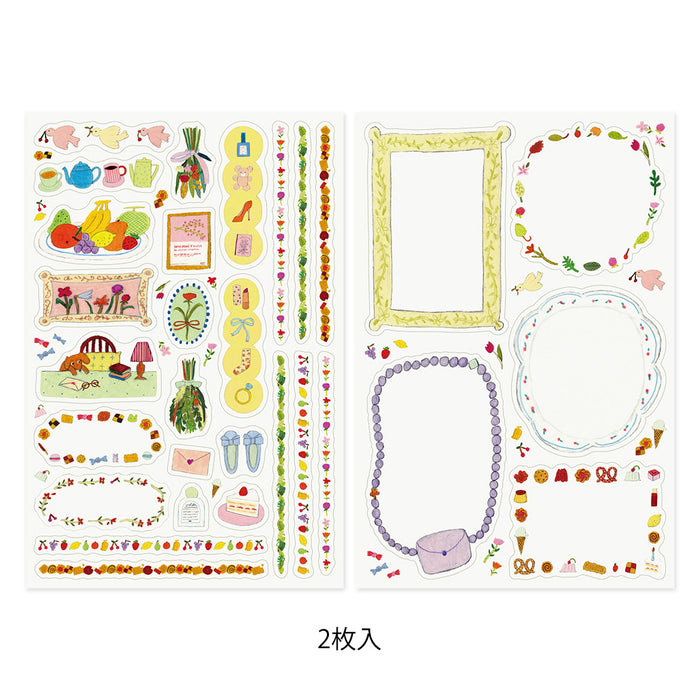 Midori Transfer Sticker - "My Life" ~ 2 sheets