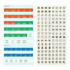 TN Traveler's Notebook - 2025 "Love and Trip" 6 Sheet Sticker Set
