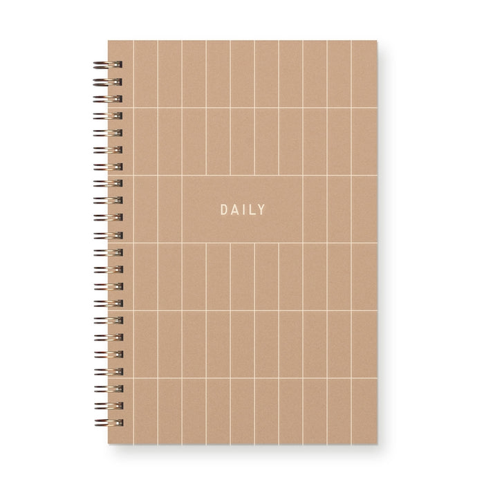Weekly Planner - hardcover, golden wheat