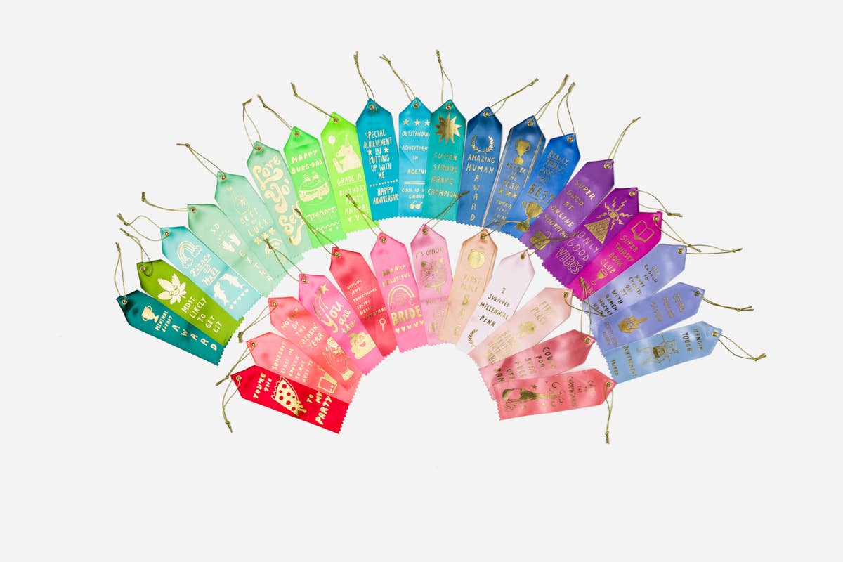 Ate and Left No Crumbs Award Ribbon - Funny Card for Gifts
