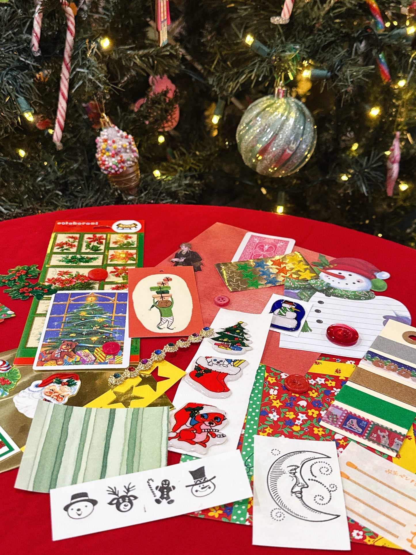 christmas collage kit .☘︎ ݁˖