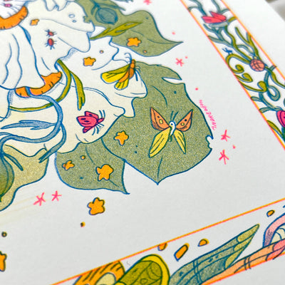Bug Fairy Riso Print