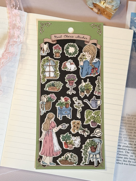 Nuit Cherie Sticker Sheet: Flower's Whisper