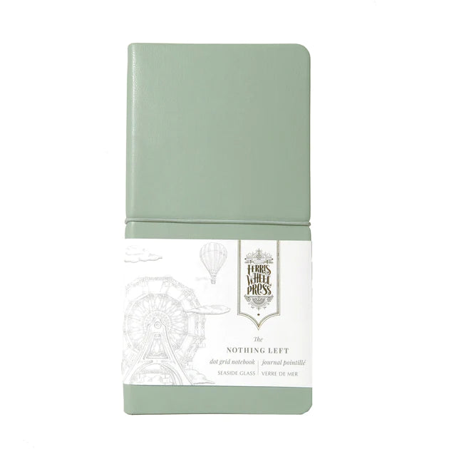 Nothing Left Fether Notebook | Seaglass Green