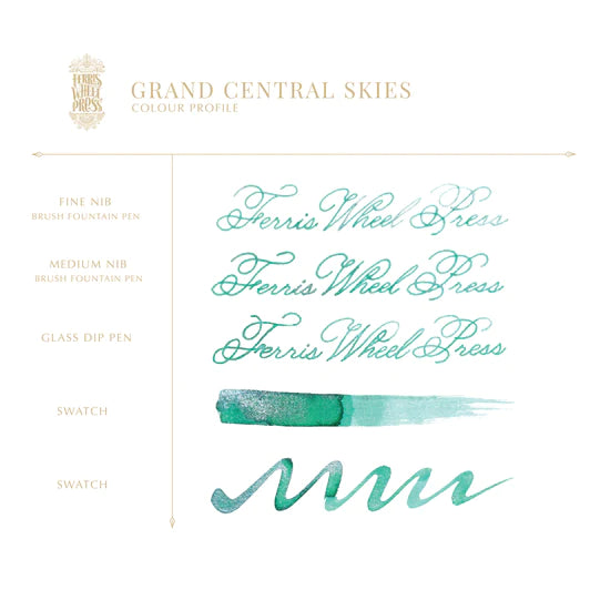 FWP 38mL Grand Central Skies | Fountain Pen Ink