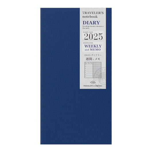 TN Traveler's Notebook - July-Dec 2025 Weekly + Memo Refill (Regular Size)